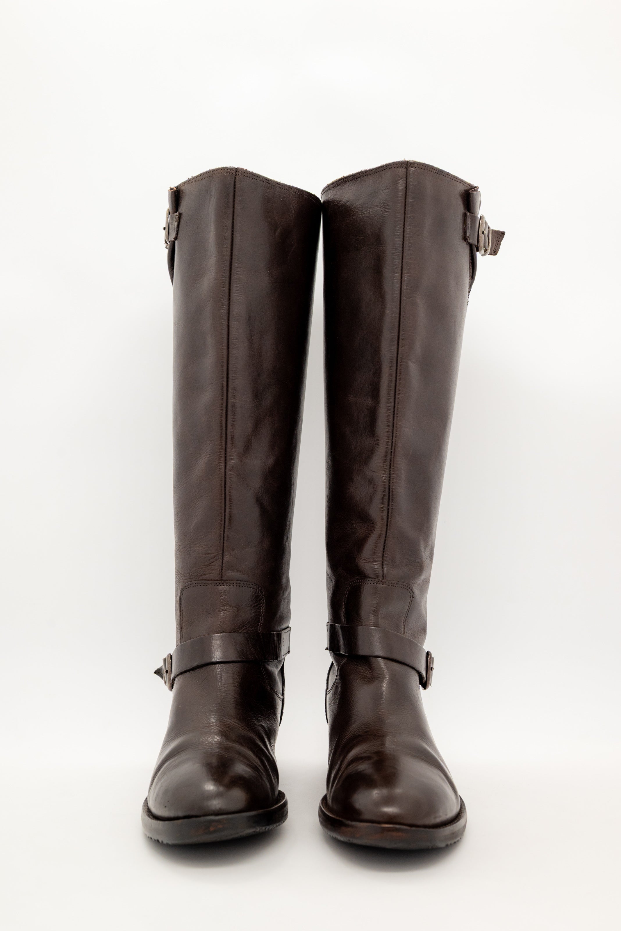 LOCALE  - Western Boot Dark-brown