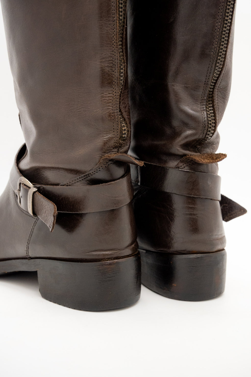 LOCALE  - Western Boot Dark-brown