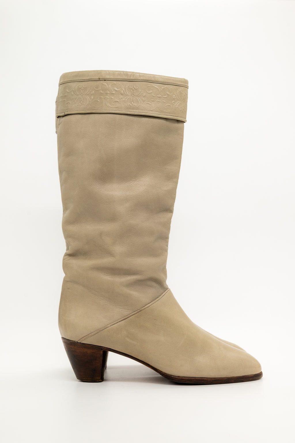 VOLTAN - Western Boot Beige