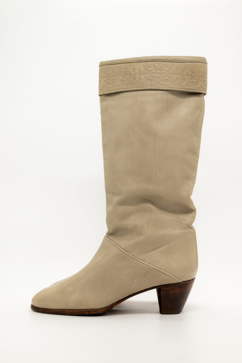 VOLTAN - Western Boot Beige