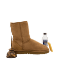 Nettoyage chaussures en daim hautes